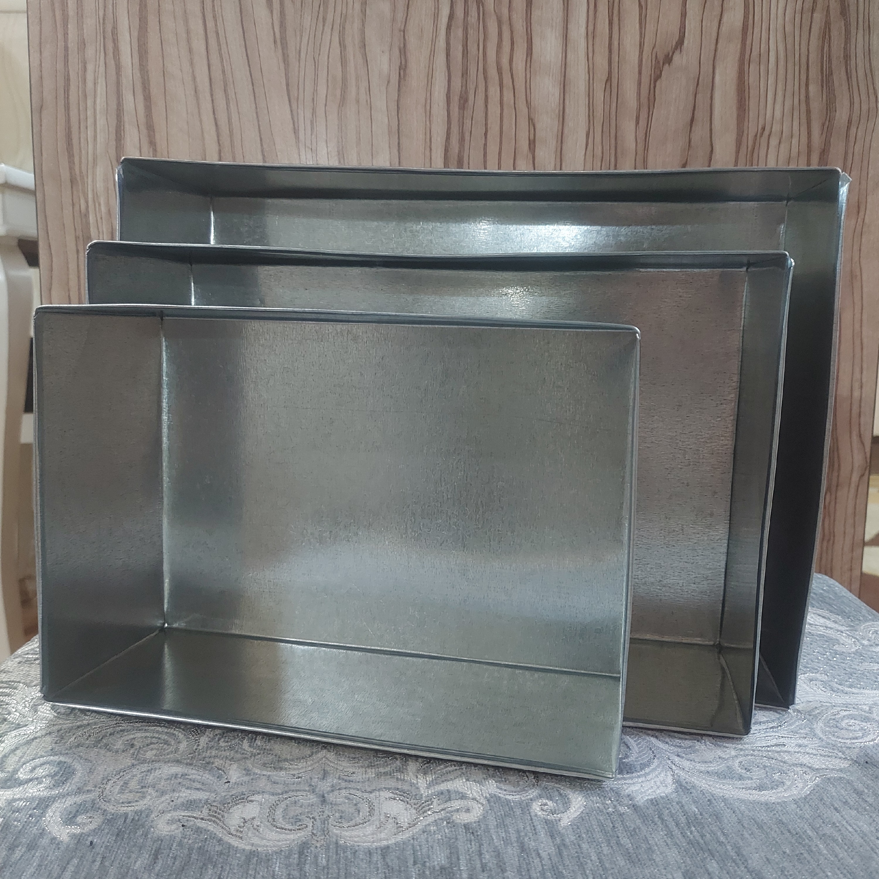 قالب کیک مستطیل 3سایزی ارتفاع بلند9سانت