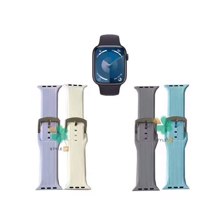 بند ساعت هوشمند سیلیکونی اسپیگن مناسب Apple Watch 45/49mm
