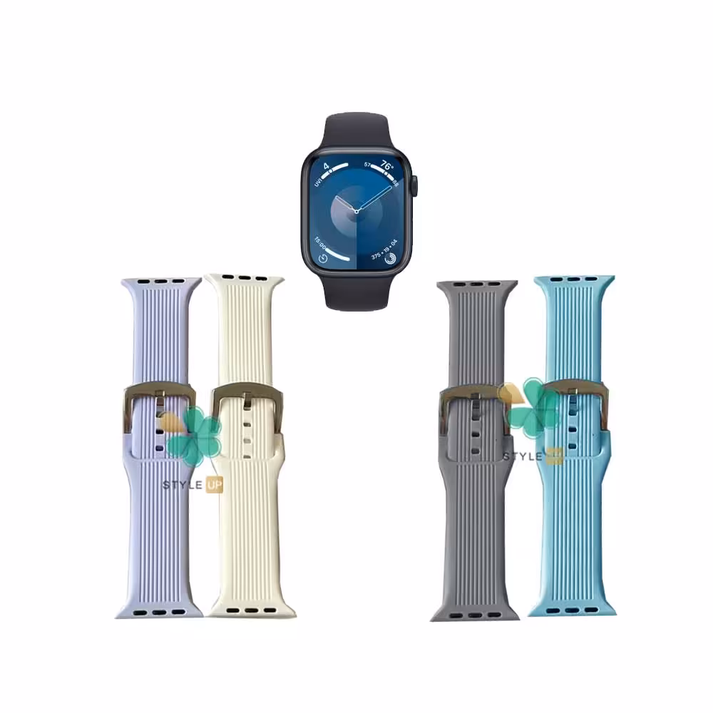بند ساعت هوشمند سیلیکونی اسپیگن مناسب Apple Watch 45/49mm