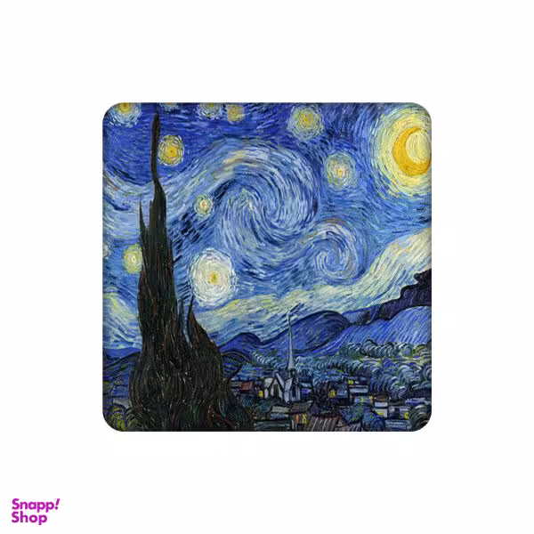 زیر لیوانی طرح شب پرستاره ونگوگ کد C1
