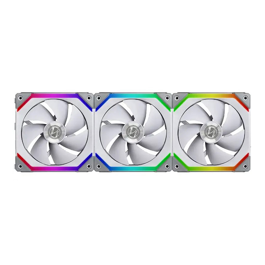 قیمت و خرید فن خنک کننده کیس لیان لی مدل UNI FAN SL120 V2 3-in-1 White | یاس ارتباط