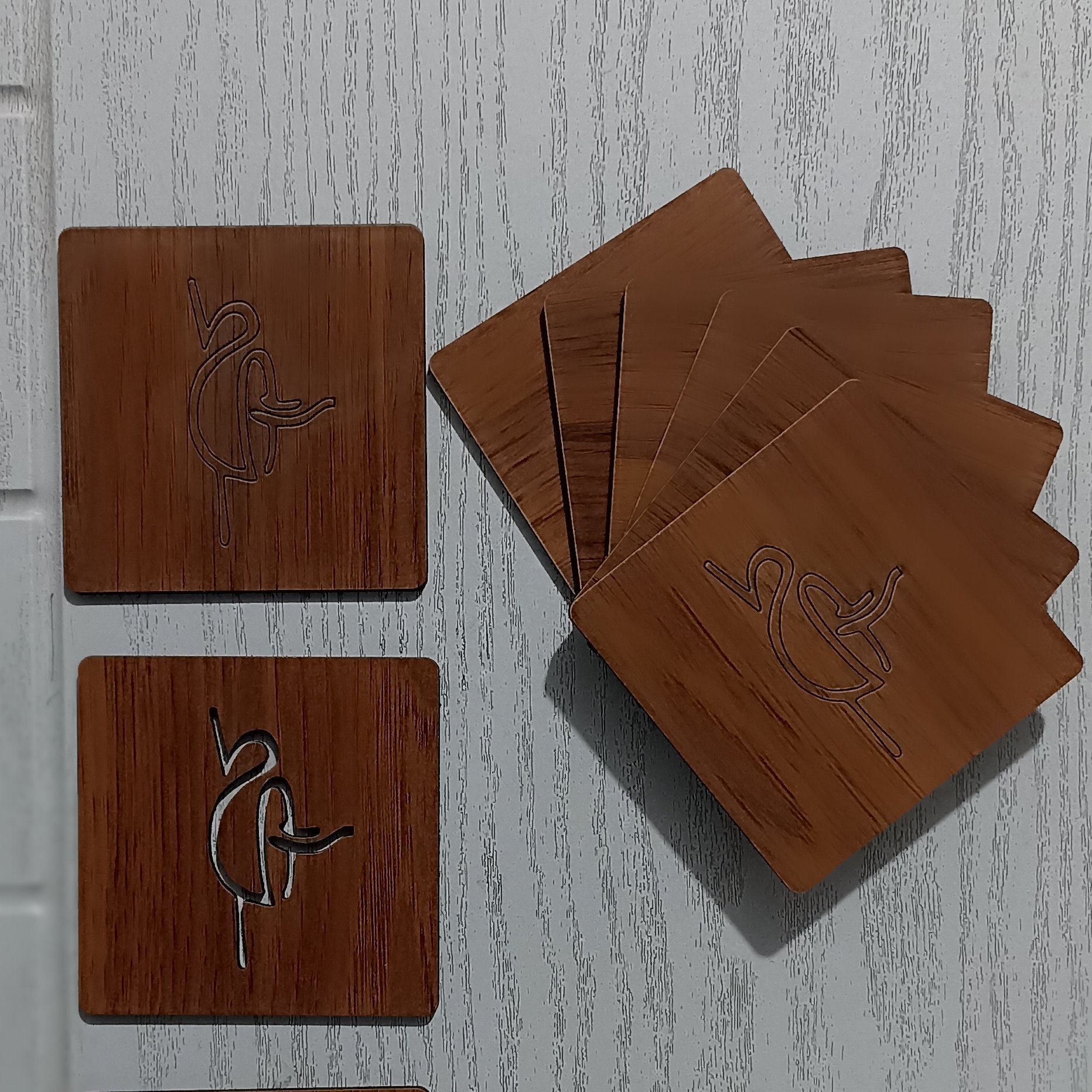 زیر لیوانی 7سانتی بسته 6 عددی