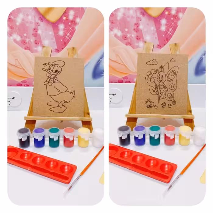 کیت هنری کودکان طرح اردک و پروانه 