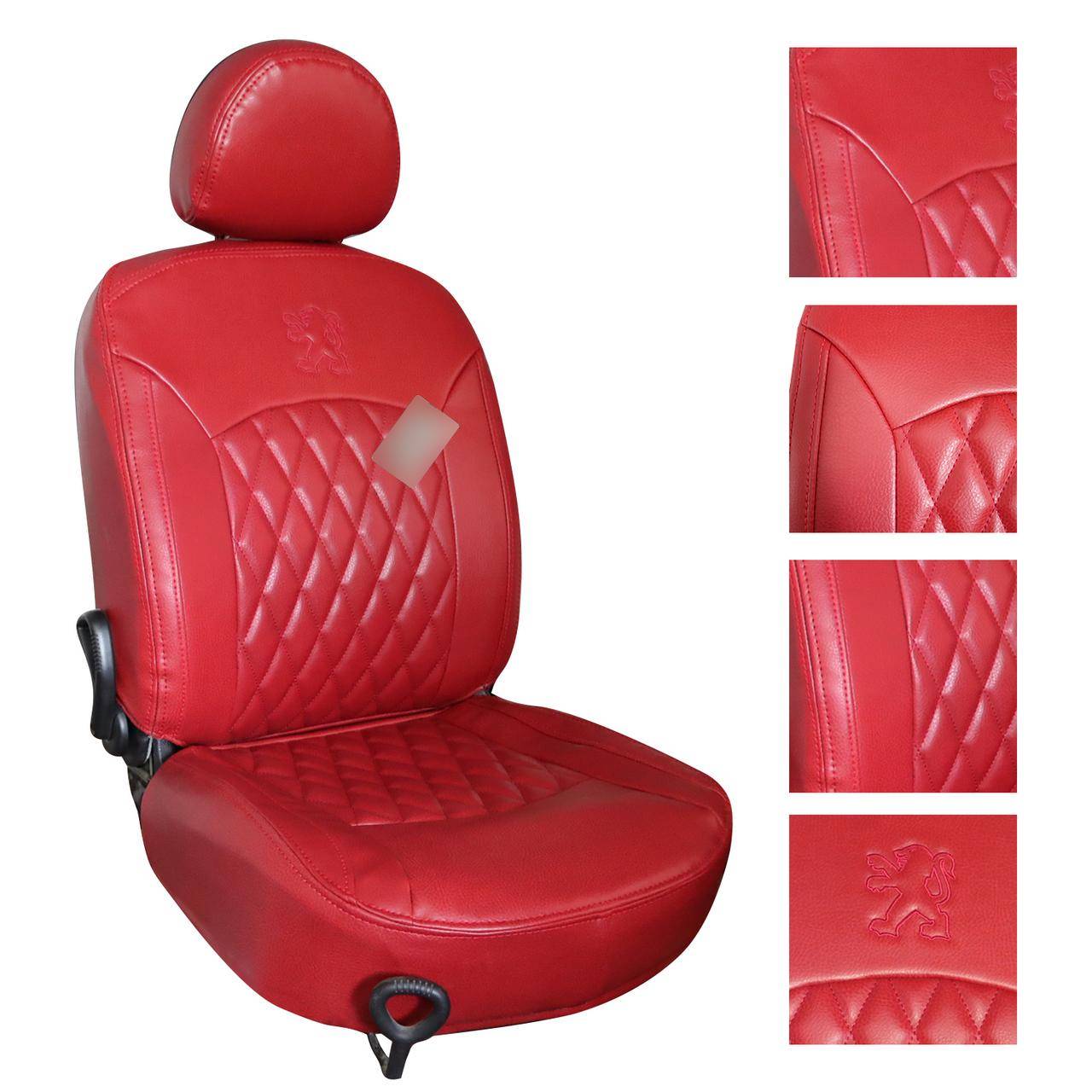 روکش صندلی چرمی خودرو سوشیانت طرح ونیز مناسب پژو 207 کد S504