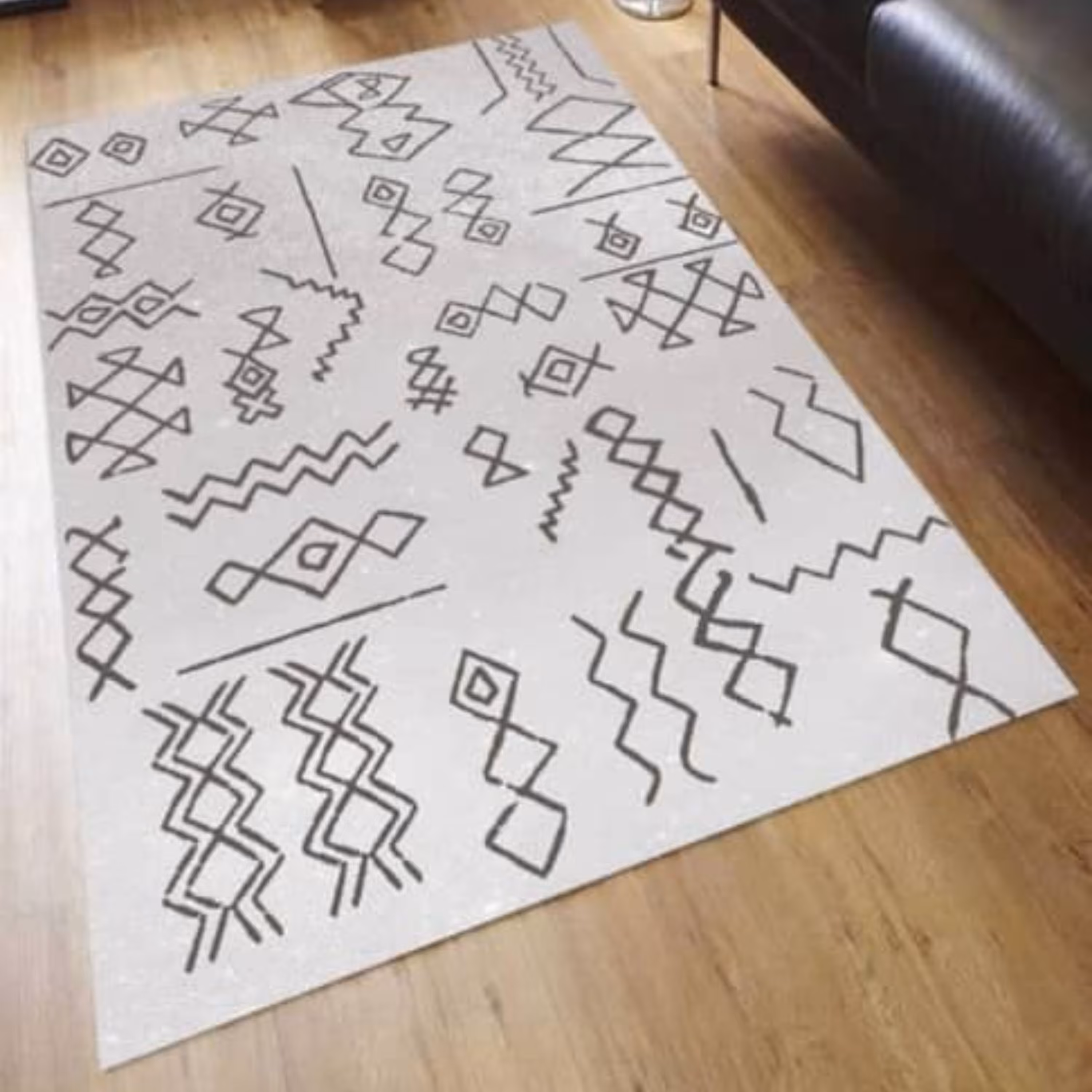 گبه فانتزی طرح مدرن طوسی 4 متری کاشان