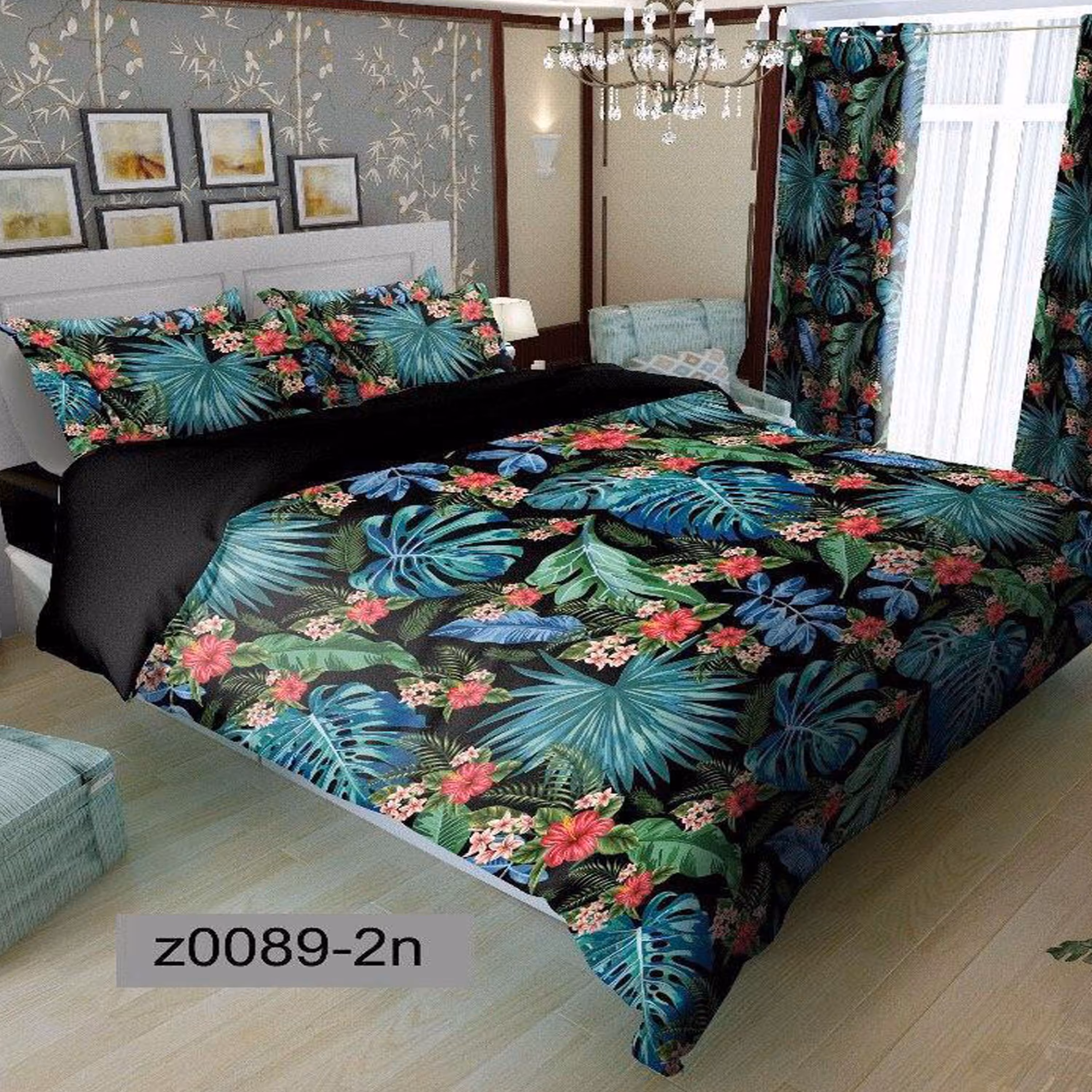 سرویس روتختی 1 نفره تنسل چاپی برندترک لند (Turk Land)  کد rs z 89