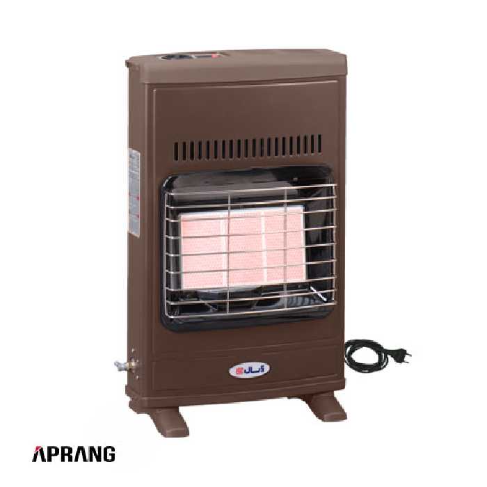 بخاری گازی هوشمند تابشی مجهز به فن (بدون نیاز به دودکش) آبسال مدل 437F