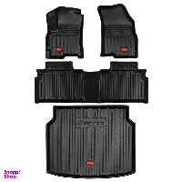 کفپوش سه بعدی خودرو بابل کارپت مدل لاکچری 02 مناسب برای MVM X55 pro به همراه کفپوش صندوق خودرو