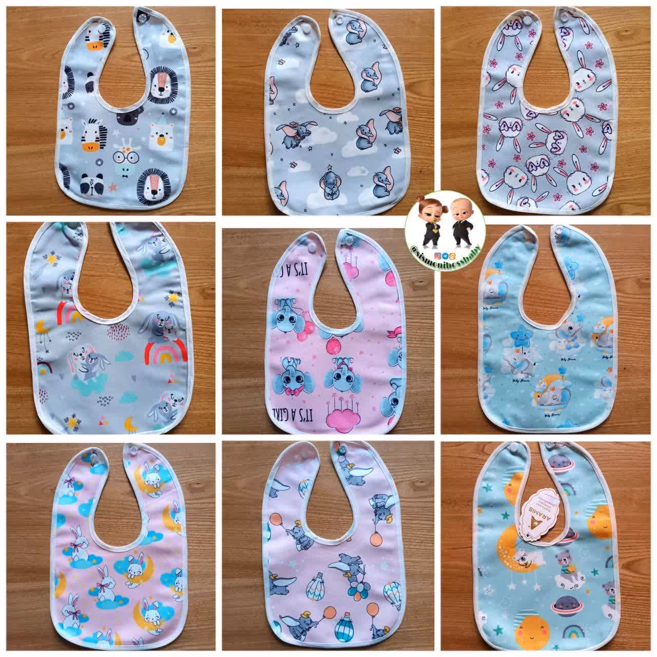 پیش بند نوزادی مخمل با قیمت باورنکردنی پیشبند نوزاد در طرحهای مختلف