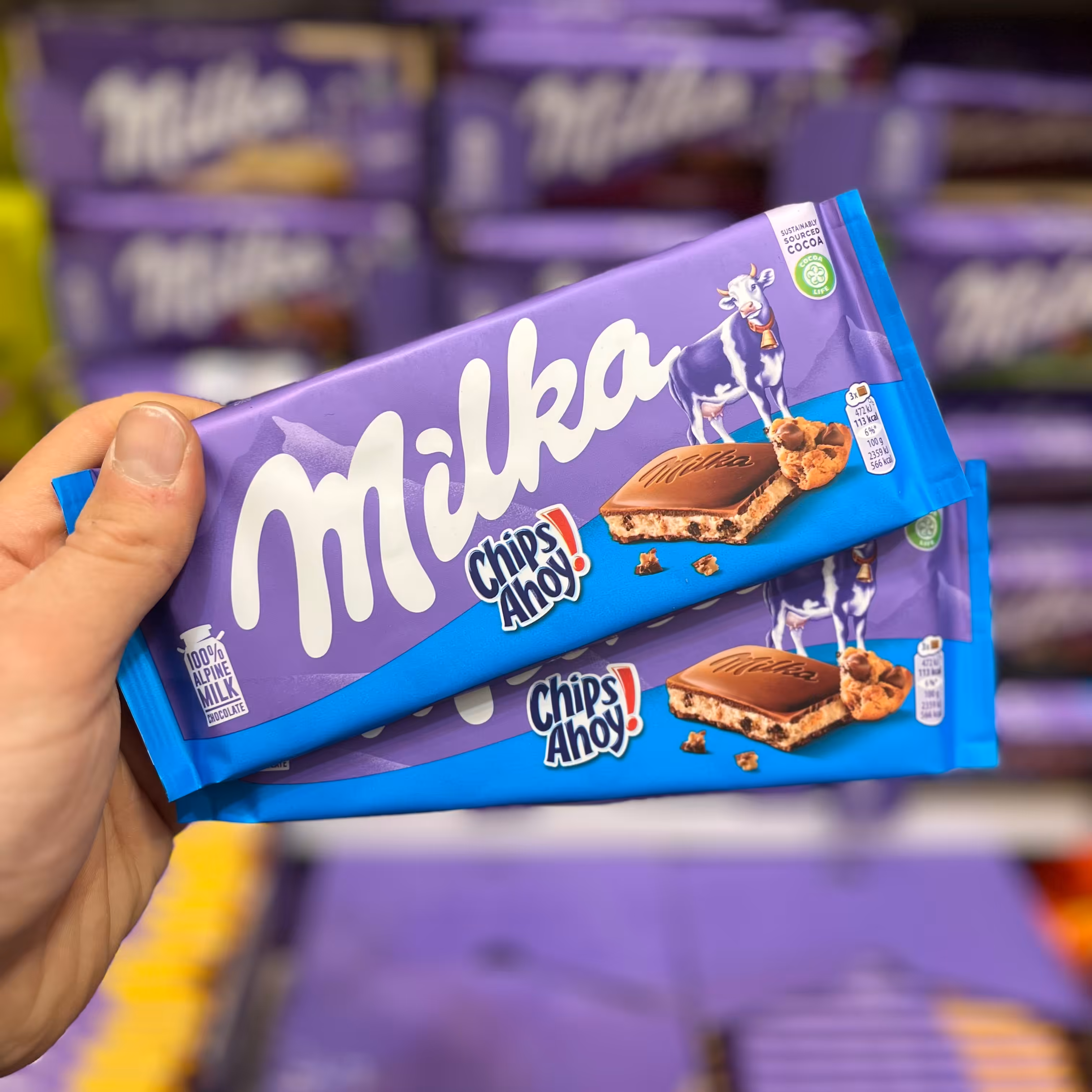 شکلات میلکا چیدس آهوی