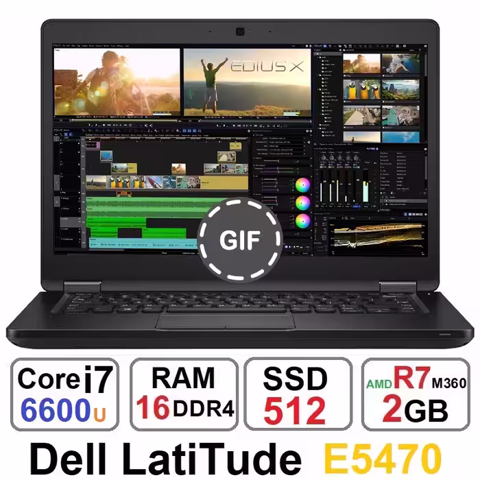 لپ تاپ دل مدل Latitude E5470 با پردازنده Core i7