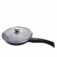 تابه سایز 24 گرانیت طرح ایتالیا B تکدسته برند ام جی اس MGS کد کالا رنگ مشکی