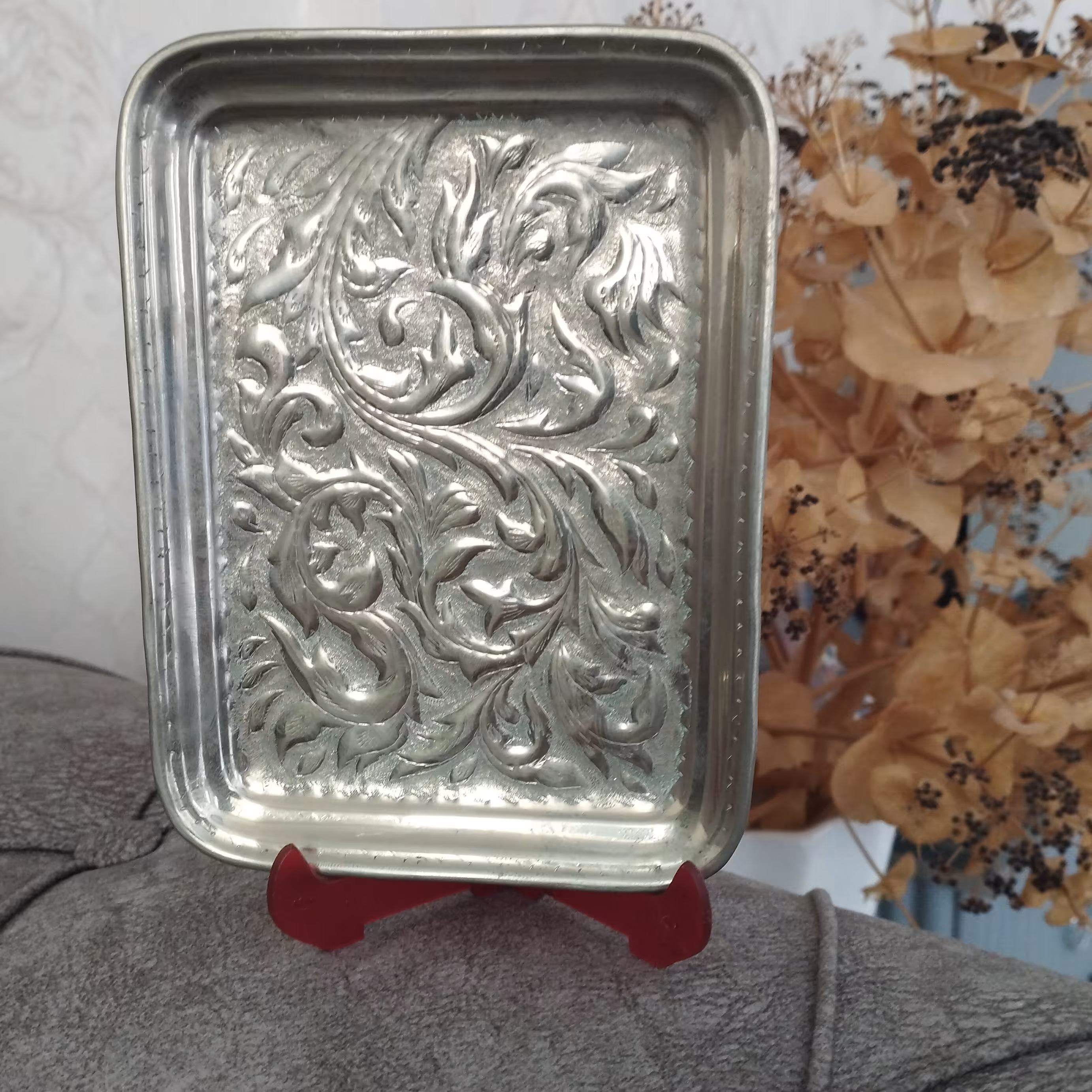 سینی کوچک زیر استکانی قلم کاری شده ورشو