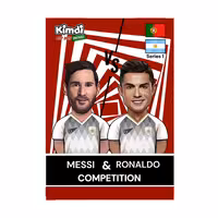 اسباب بازی شانسی کیمدی مدل کامپی رونالدو و مسی کد 00