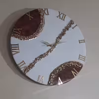 ساعت لوکس رزینی مدل ژئود قطر کار 45 سانت با کریستال طرح دفرمه 