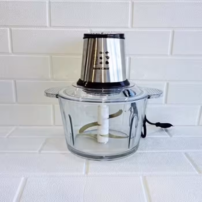  خردکن و غذاساز 4لیترسیلورکرست،خردکن،غذاساز،خردکن برقی،غذاسازبرقی،مخلوط کن،سیلورکریست،همزن،آسیاب،خردکن خارجی 