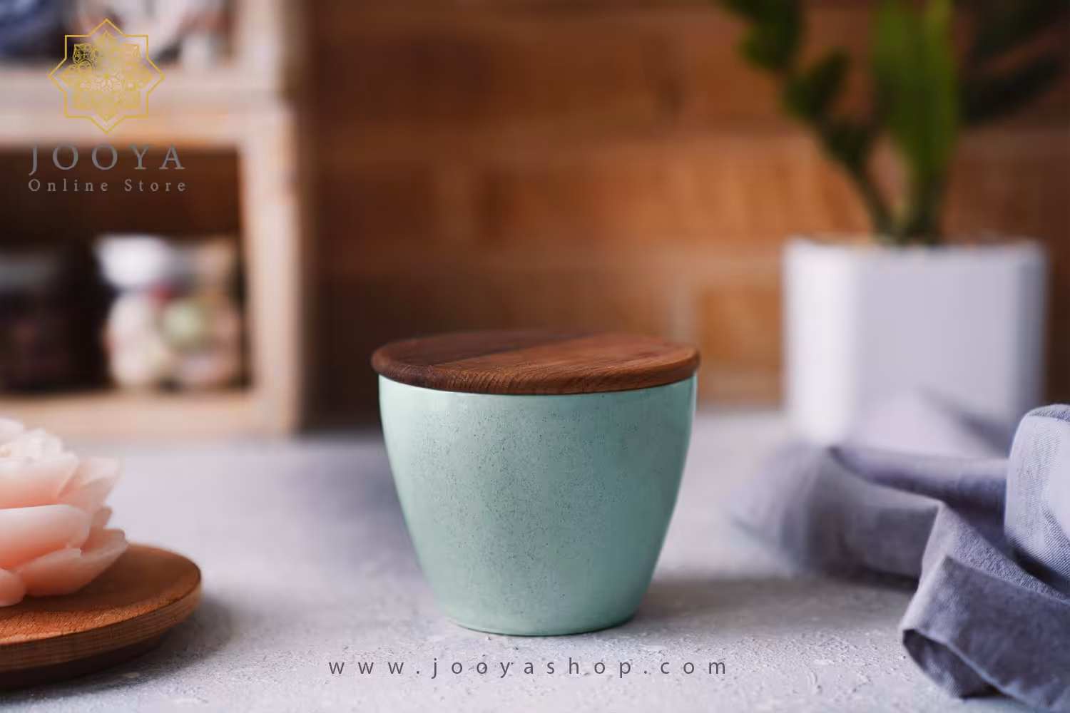 بانکه درب چوبی دلژین سبز