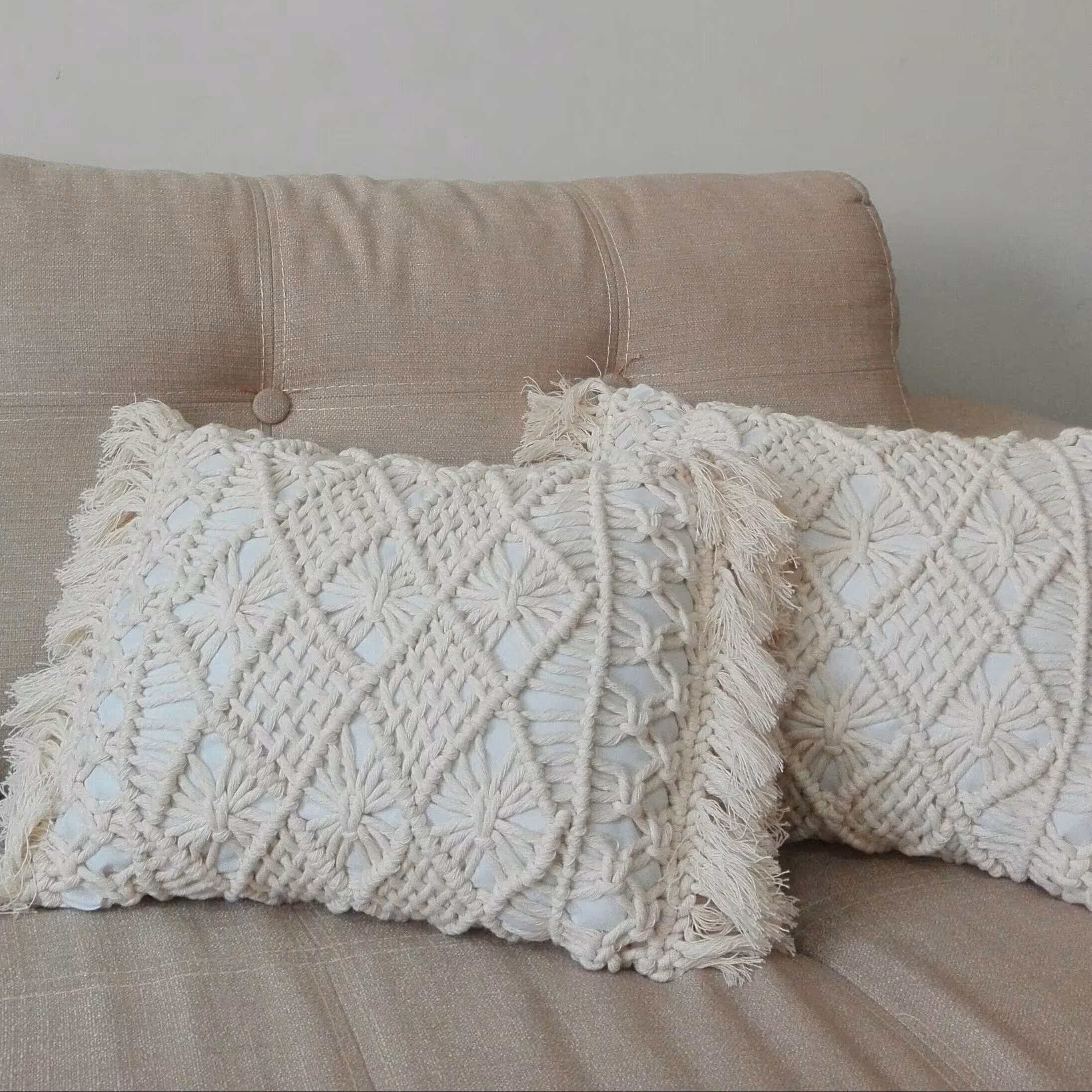 کوسن بافتنی