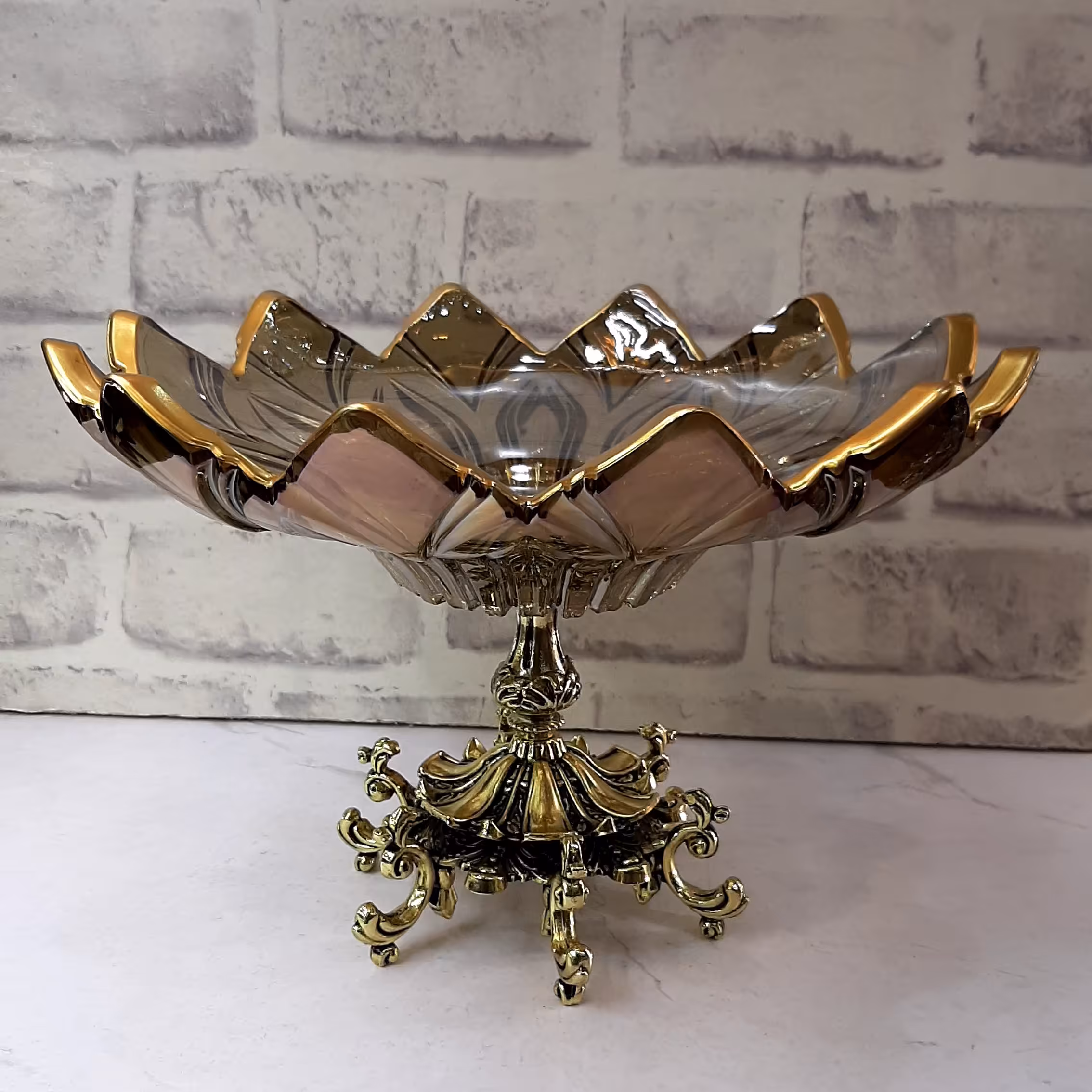 سرویس پذیرایی 12نفره ورسای ارغوانی طلا