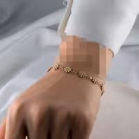 دستبند بابونه استیل