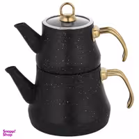 ست کتری و قوری مدل لعابی