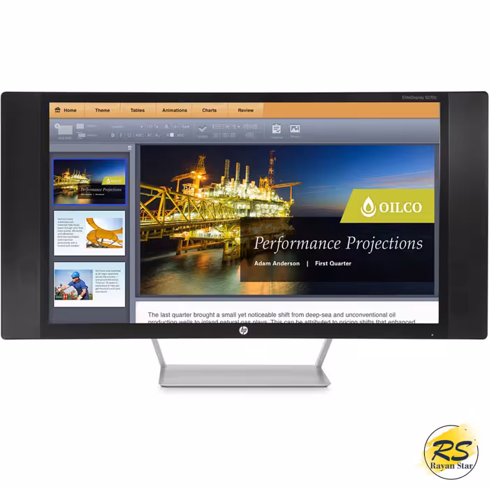 مانیتور خمیده اچ پی 27 اینچ مدل HP S270c