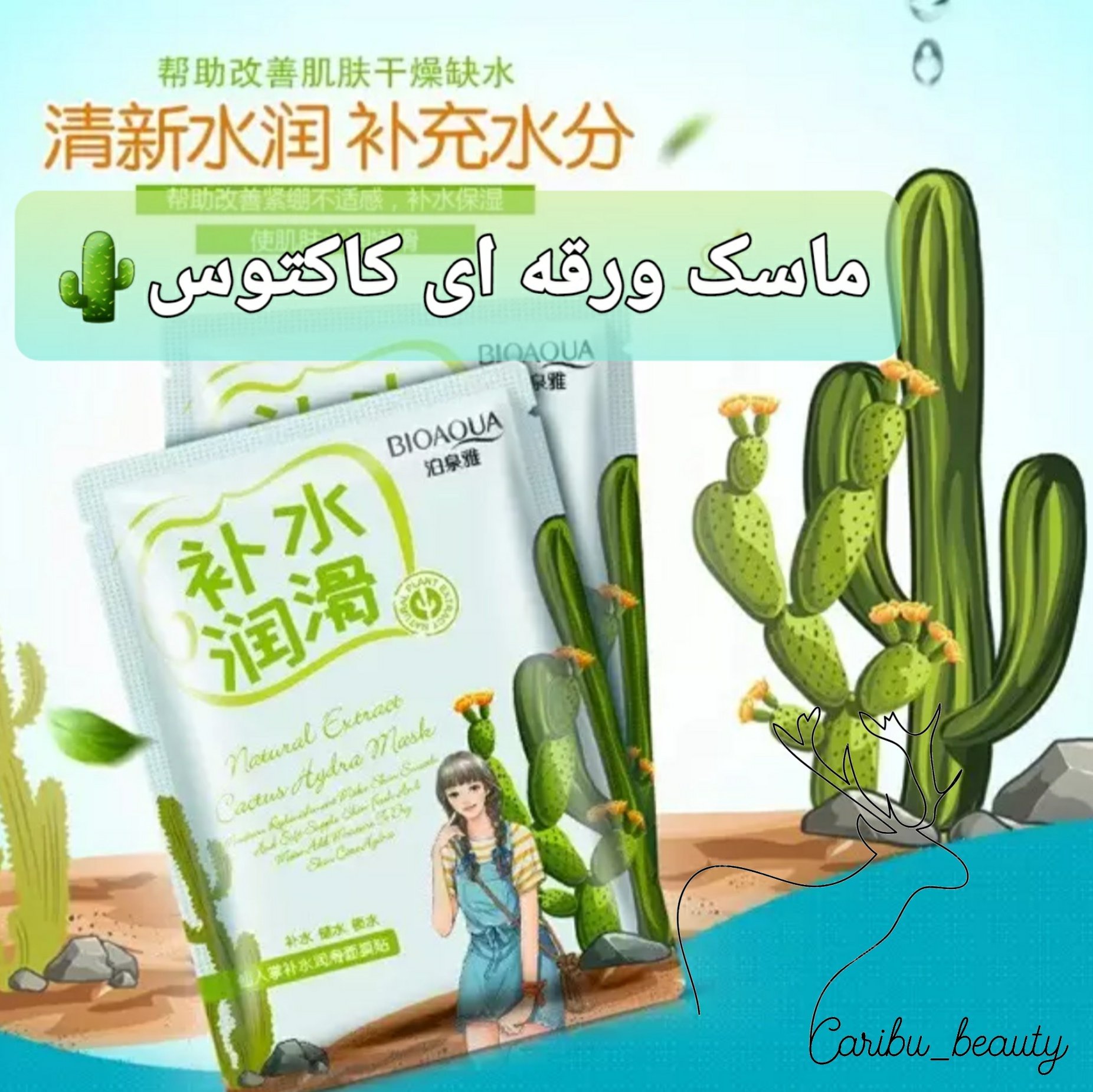 ماسک ورقه ای کاکتوس بایواکوا