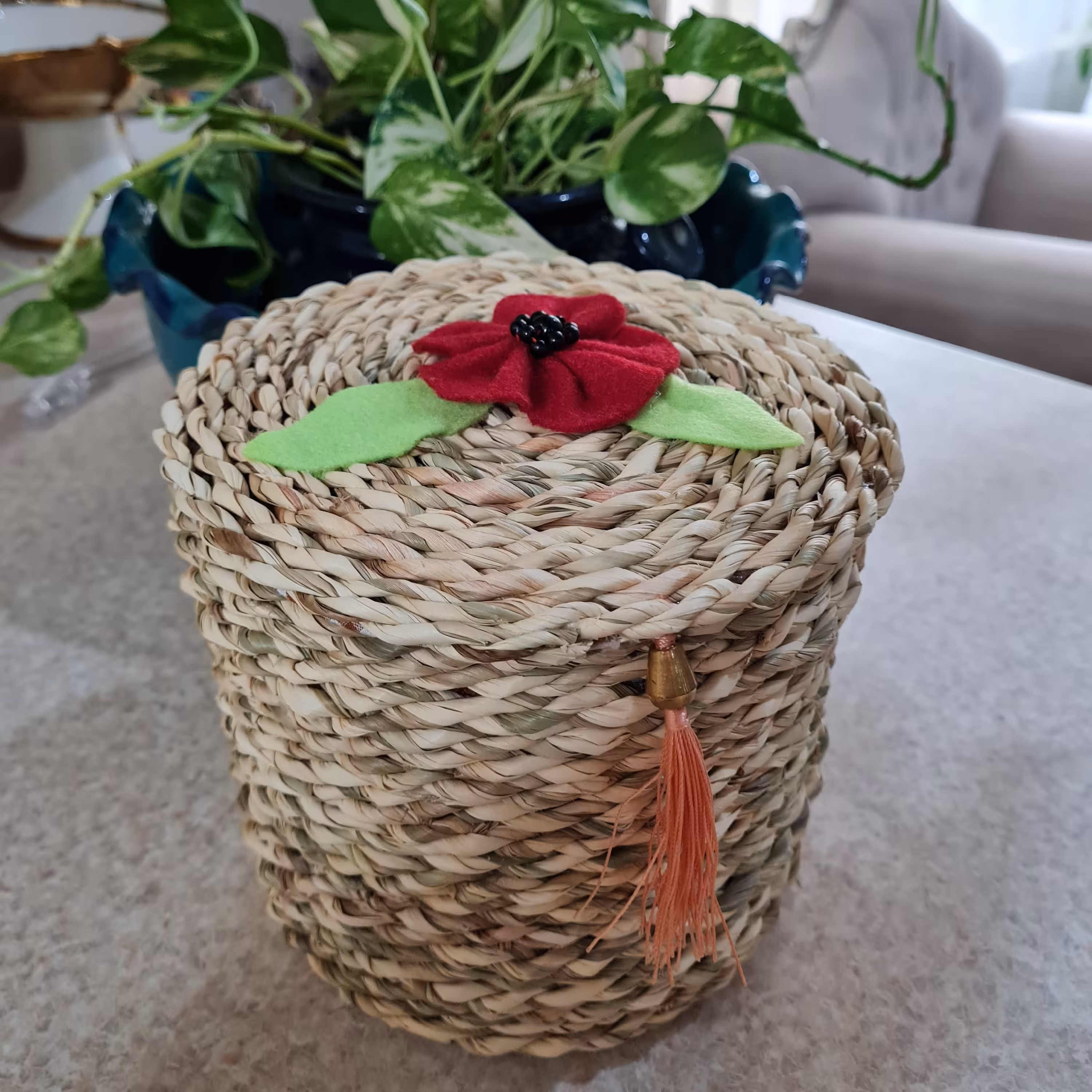 صندوق حصیری گرد ارتفاع  20