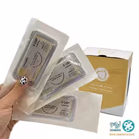 نخ بخیه کرومیک کاتگوت سایز صفر با سوزن راند بادید