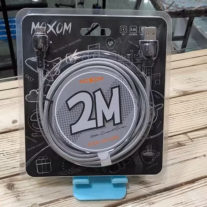 کابل شارژ میکرو برند MOXOM مدل CB-42