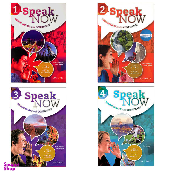 کتاب Speak Now اثر Jack CRichard and David Bohlke انتشارات آکسفورد 4 جلدی
