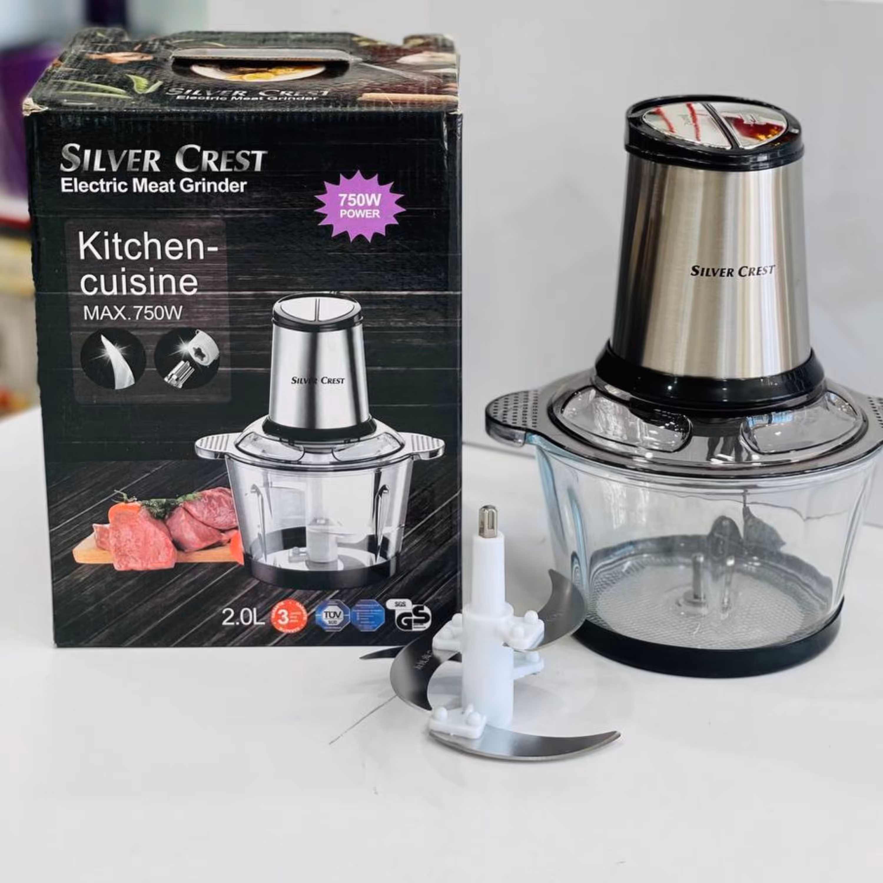 خردکن برقی سیلور کرست دو لیتری 750 وات