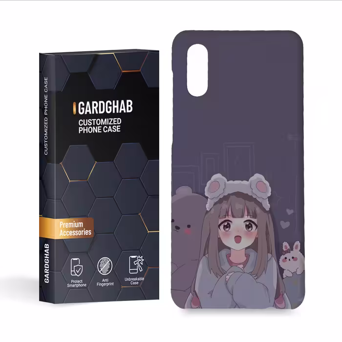کاور گارد قاب دخترانه مدل g1139 مناسب برای گوشی سامسونگ a02 