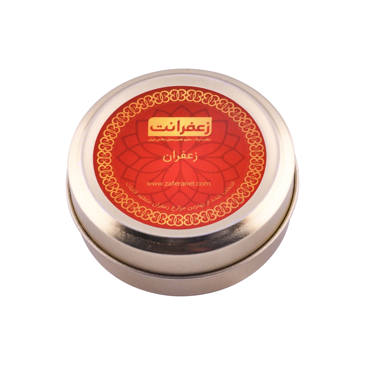 زعفران سرگل طرح قوطی طلایی وزن خالص 9216 گرم