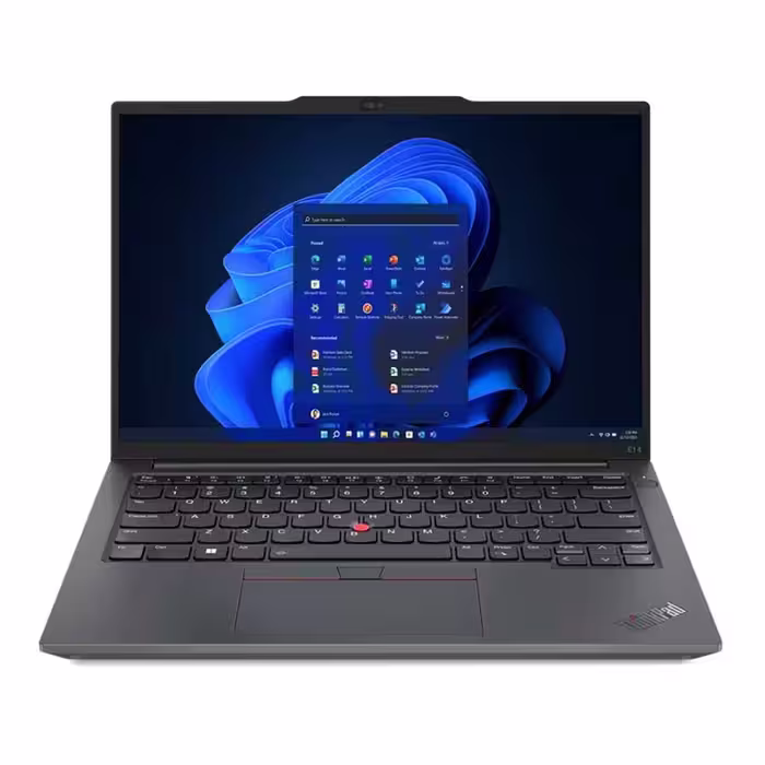 لپ تاپ 14 اینچی لنوو مدل ThinkPad E14 Gen 5 با پردازنده Core i7 نسل 13 (13700H یا 1355U)، رم 16 گیگابایت، حافظه 512 گیگابایت SSD و گرافیک MX550 یا Intel.