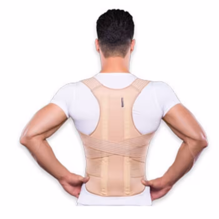 قوزبند کمربند آتل دار پلدارتنیار سایزبندی رنگ کرم