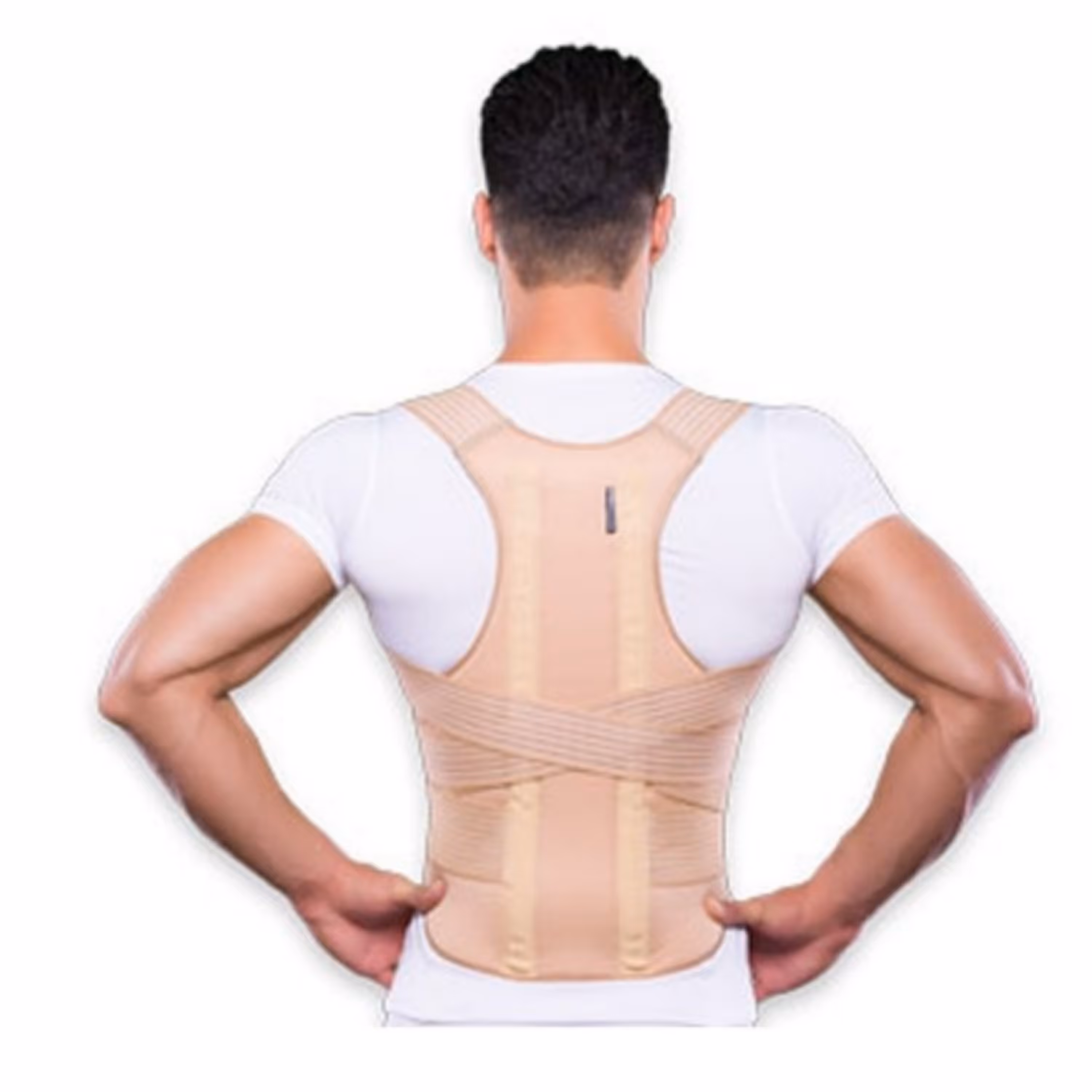 قوزبند کمربند آتل دار پلدارتنیار سایزبندی رنگ کرم