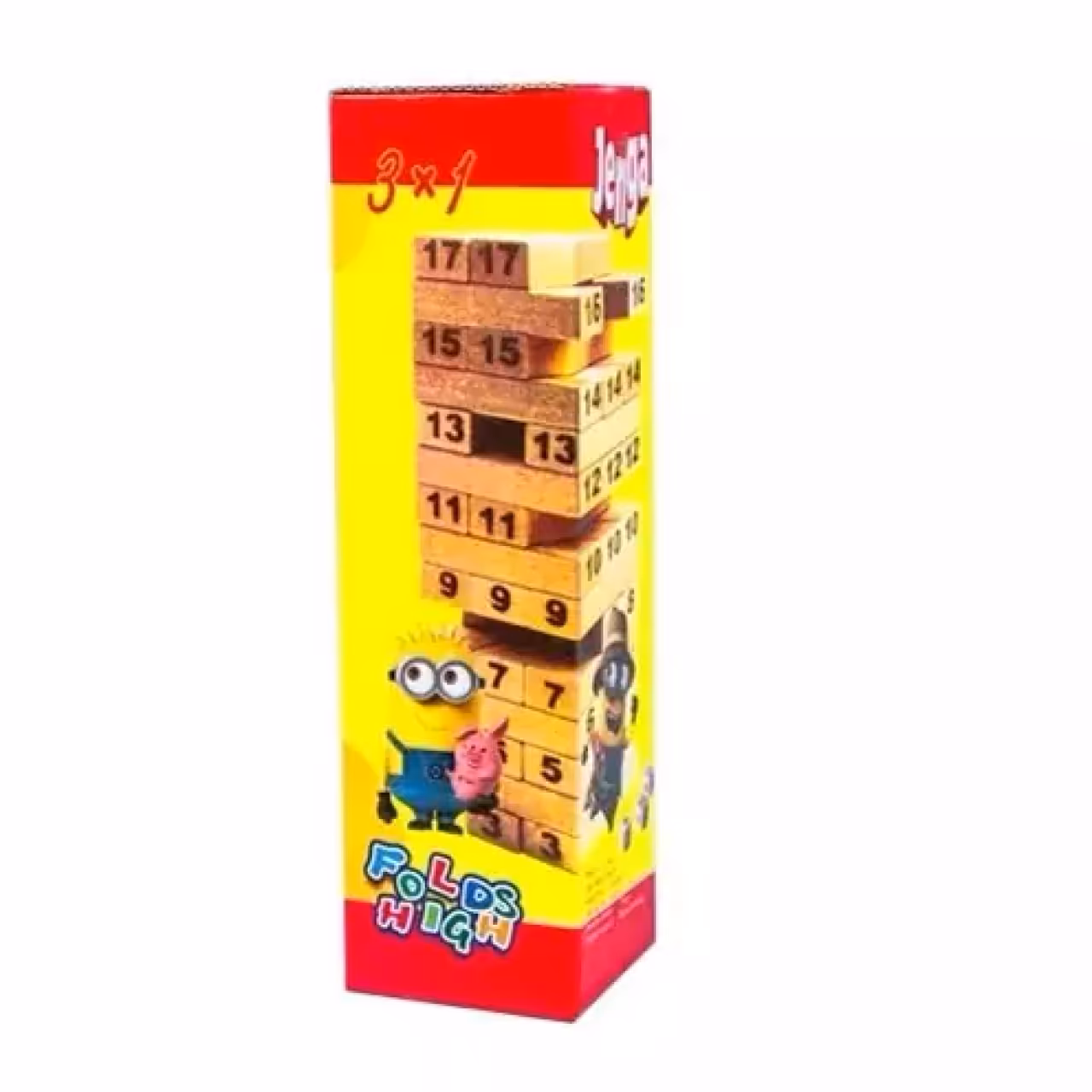 برج هیجان روکش دار مدل jenga