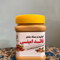 کره بادام زمینی آستانه اشرفیه 400  گرمی  ضمانت مرجوعی درجه یک ، ارگانیک و رژیمی از بادام ایرانی