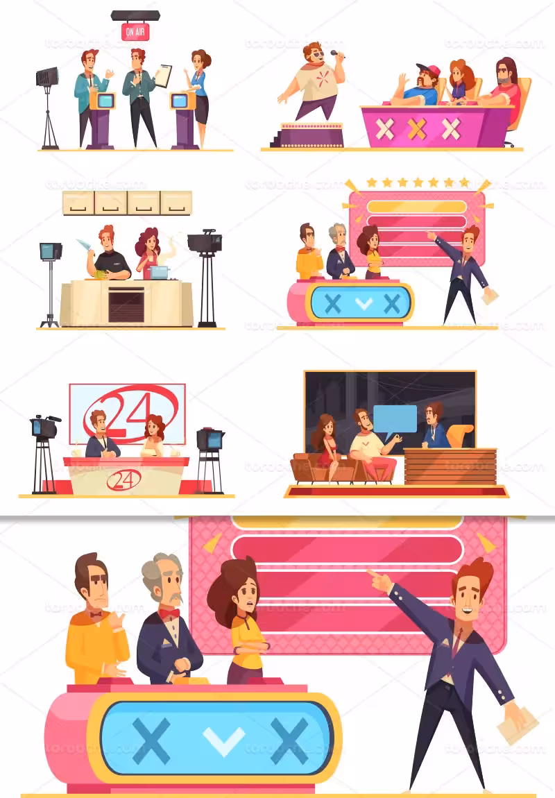 وکتور مسابقه استعدادیابی | گرافیک با طعم تربچه