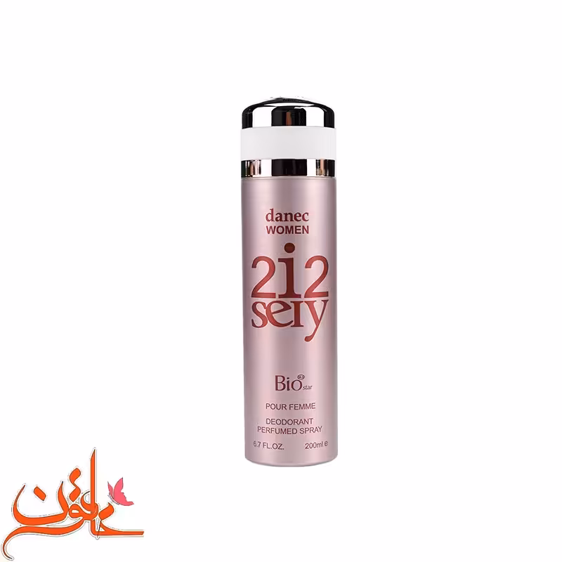 اسپری بدن زنانه بیو استار مدل seiy 212 حجم 200 میل