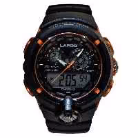 ساعت لاروس LAROS WATCH AD1188 - 5 STAR سه زمانه ضدآب با موتور ژاپن 