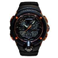 ساعت لاروس LAROS WATCH AD1188 - 5 STAR سه زمانه ضدآب با موتور ژاپن 