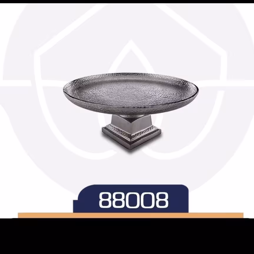 شیرینی خوری تخت آلومینیوم چکشی