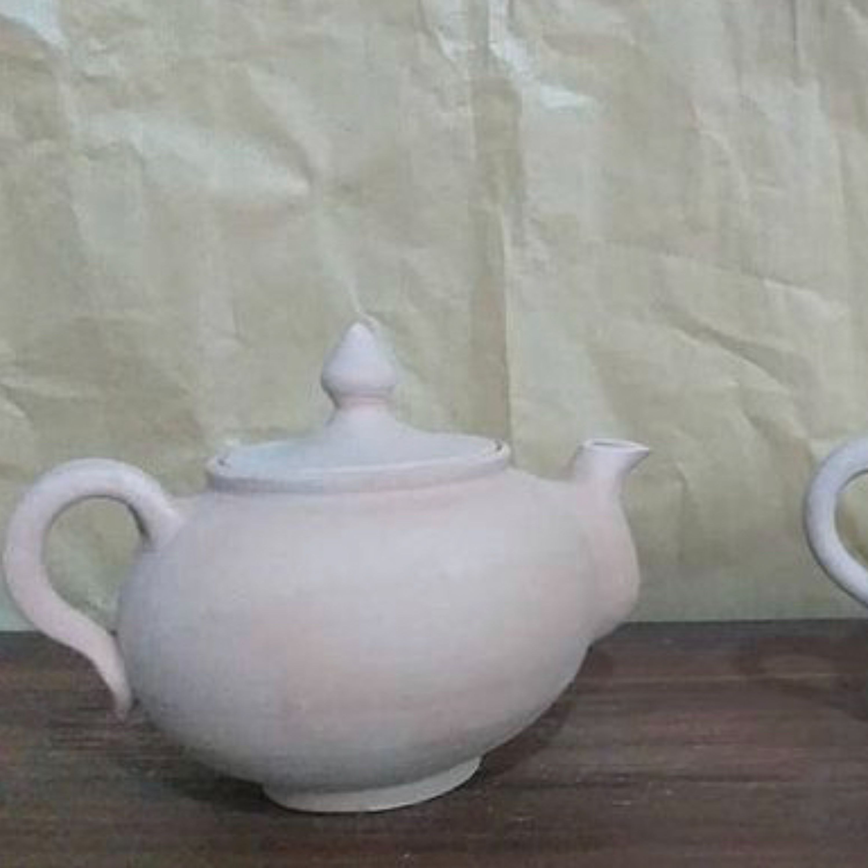 قوری سفالی برای نقاشی