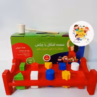 بازی فکری صفحه اشکال میخ و چکش