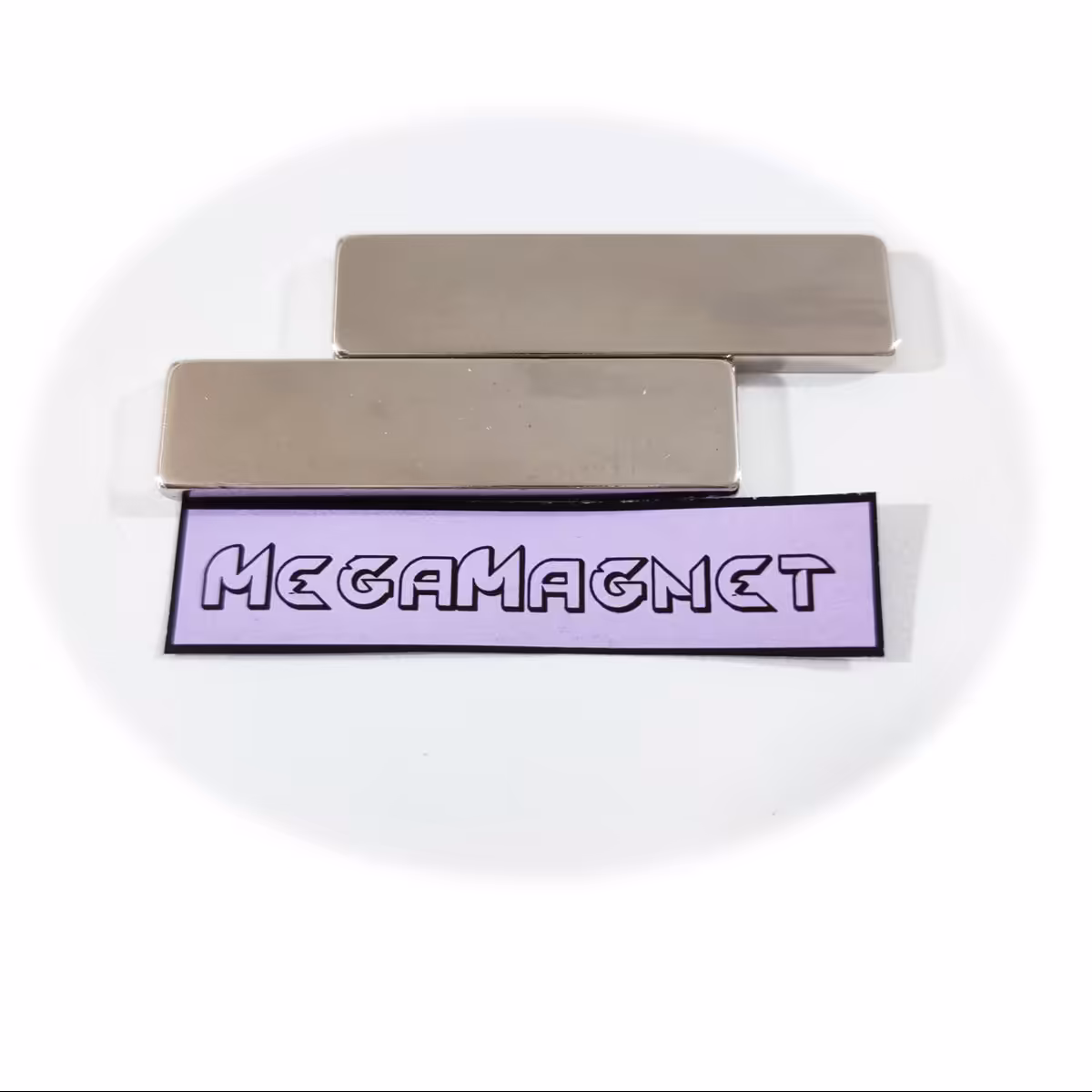 آهن ربا نئودیمیوم 40x10x3 سوپرمگنت بسته 2عددی مگامگنت