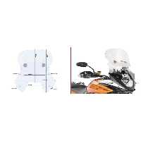 شیشه جلو موتورسیکلت AF7703 KTM 1050 1190 اتومبیل Givi