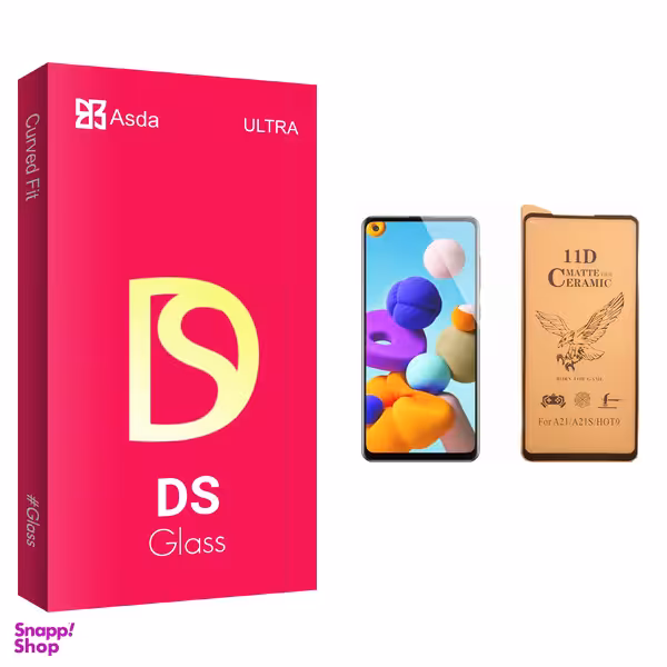 محافظ صفحه نمایش سرامیکی آسدا مدل DS glass مناسب برای گوشی موبایل سامسونگ Galaxy A21s