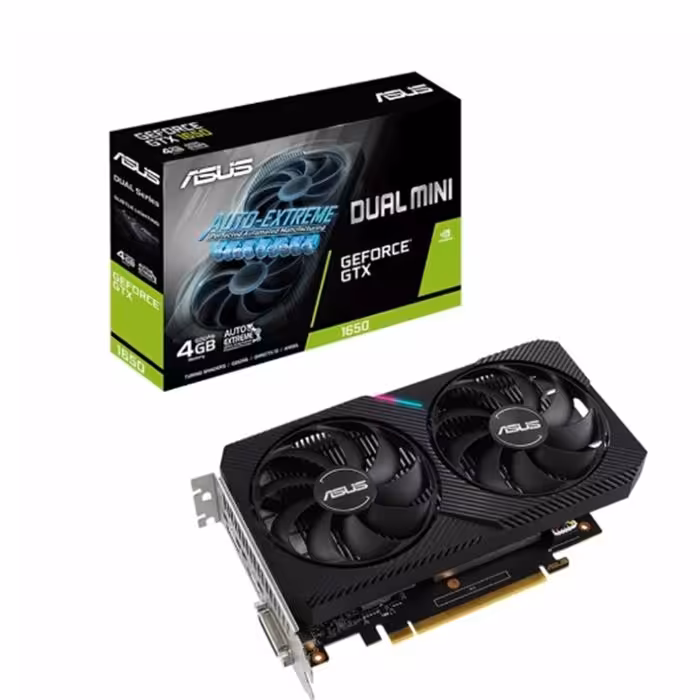 کارت گرافیک ایسوس Dual GeForce GTX 1650 MINI 4GB